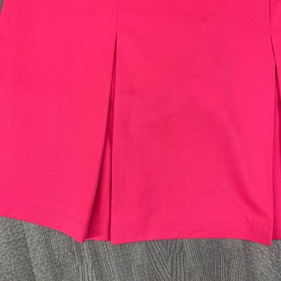 Golfino Skort Womens 4 Neon Pink Inner Lined UV Protection Pleated Stretch Waist - Picture 3 of 12